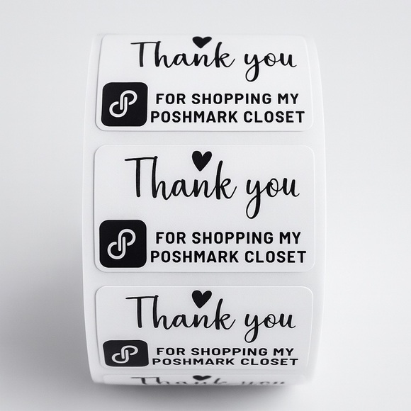 STICKERAFT Other - Pack of 100 Stickers |Poshmark stickers | Packaging Supplies | Thank you